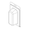 Visipak Thermoform-CLAMSHELL-#402-8.250-4.938-5.438-2.094-2.000-0.020-CLEAR, 300PK 402TF - alternate 1